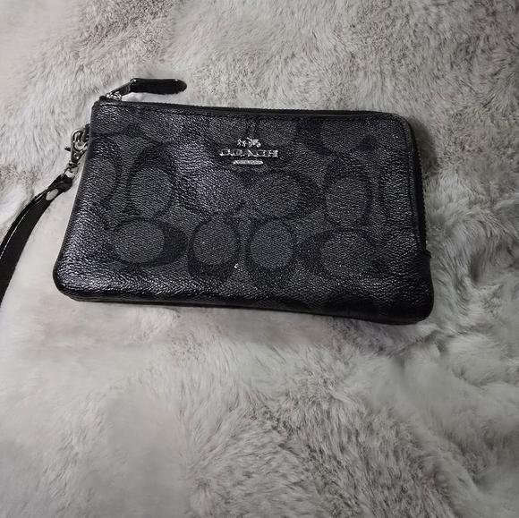 Coach Double zippered Wristlet - Picture 10 of 10